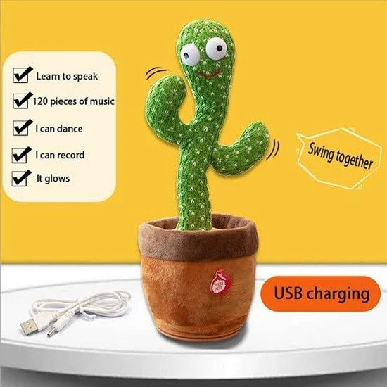 Dancing And Talking Cactus Toys For Kids